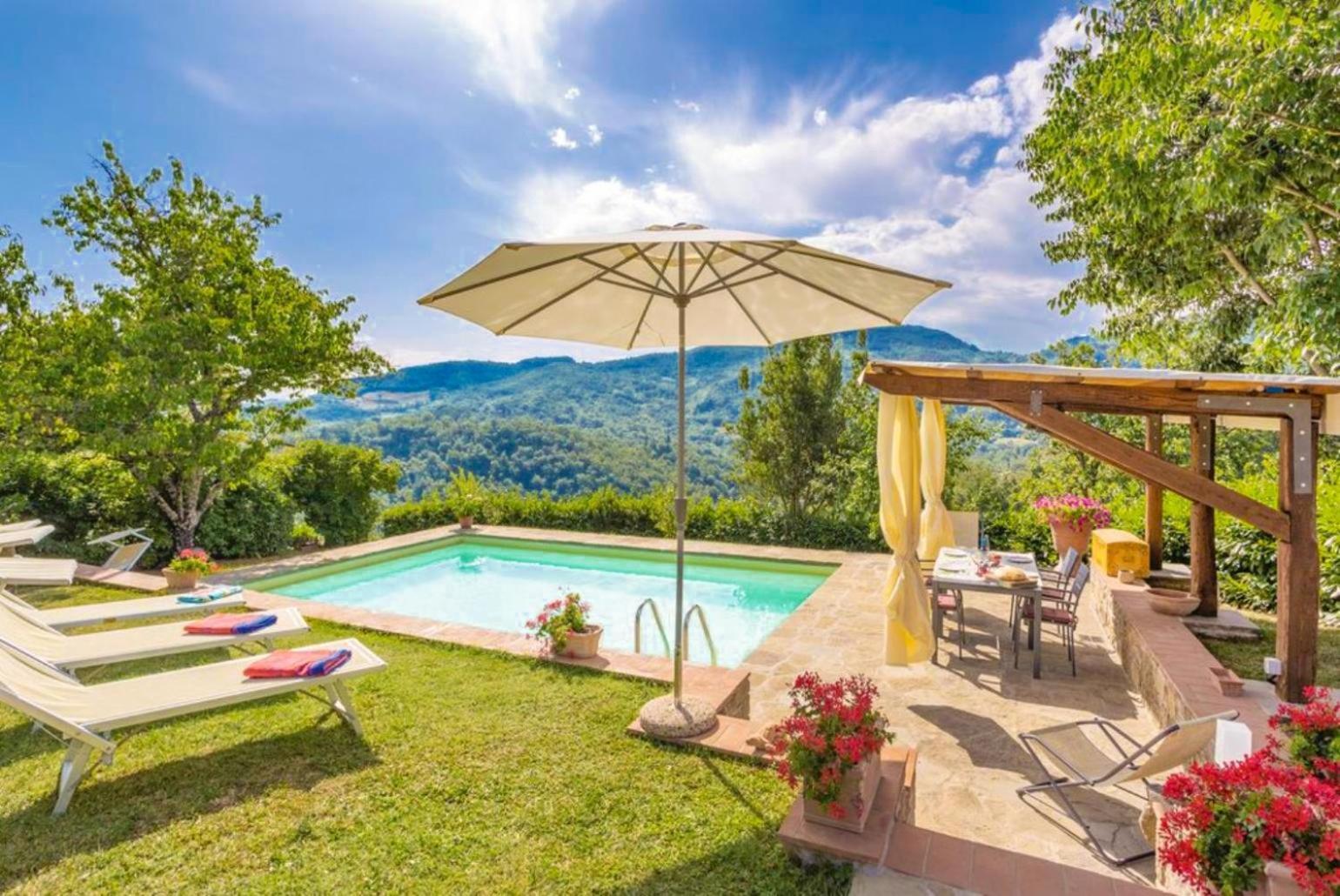 Villa Il Castello Ortignano Raggiolo Dış mekan fotoğraf